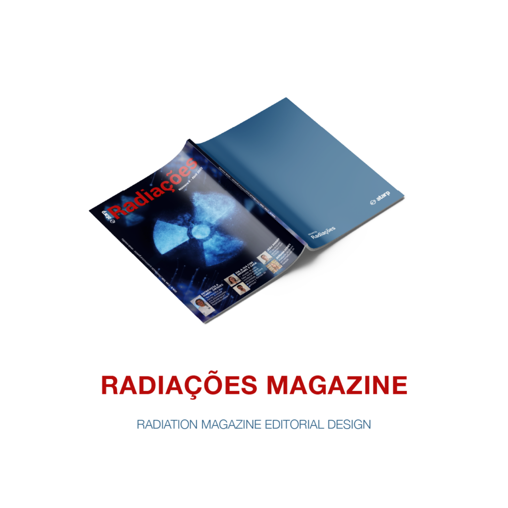 Editorial design of Radiações Magazine