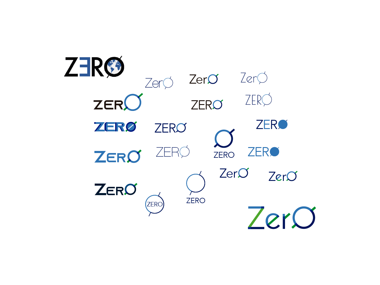 zero association logo redesign sketch